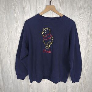 Vintage Disney Pooh Women’s M/L Jerry Leigh Pullover Crewneck Sweater